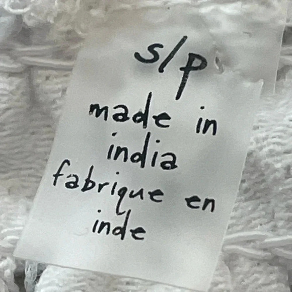 Free People White Lace Top Small - Picture 6 of 6